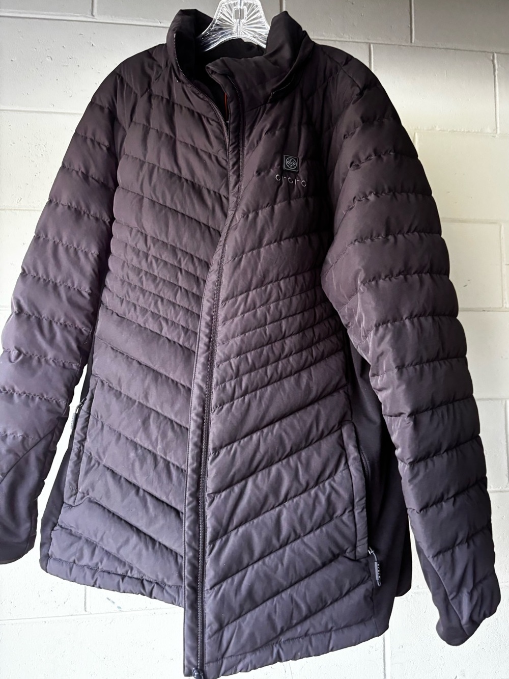 ORORO down Men's Jacket - black XL